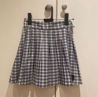 Falda mini cuadros Bershka Talla XS