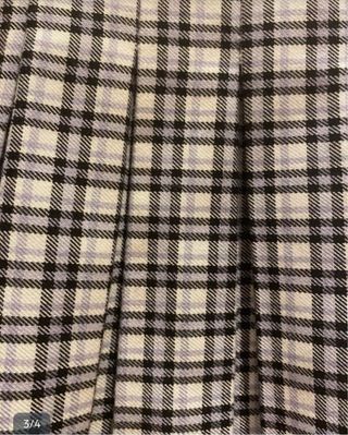 Falda mini cuadros Bershka Talla XS