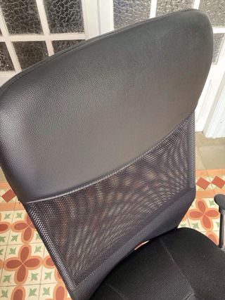 Silla de oficina ergonómica -Negra-
