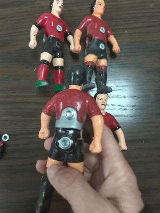 Lote 4 jugadores futbolín Deportin