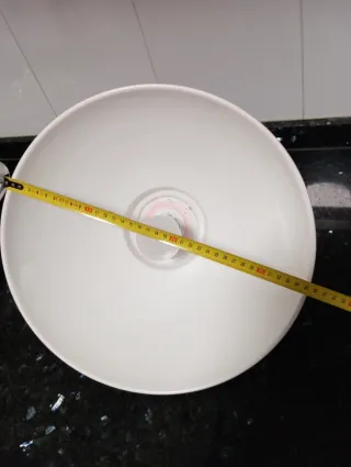 Lámpara de techo estilo industrial roja