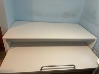 Cama nido blanca con cajones