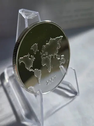 Moneda Coliseo Romano Nuevas 7 Maravillas