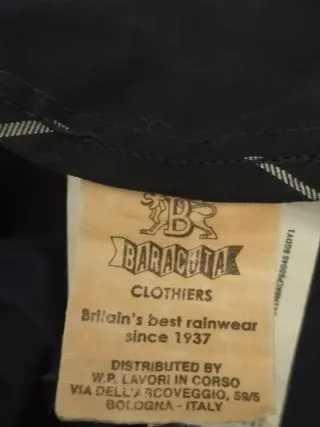 Baracuta Giubbotto Cotone Made in England