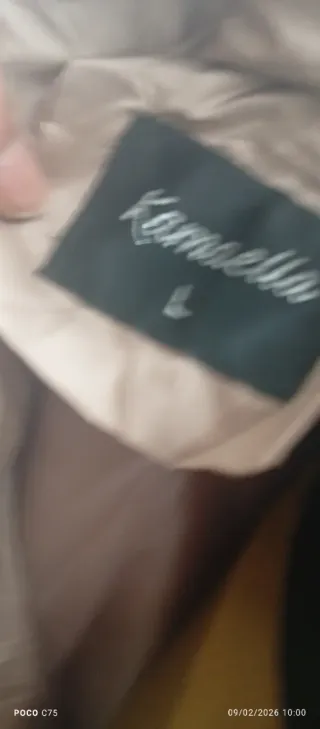 Chaleco largo mujer beige