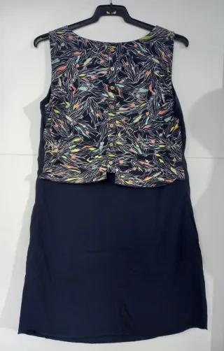 Vestido SKFK Algodón Orgánico Azul