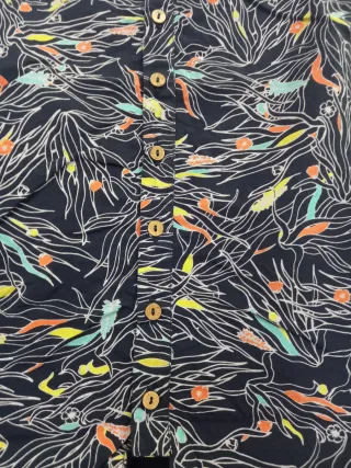 Vestido SKFK Algodón Orgánico Azul