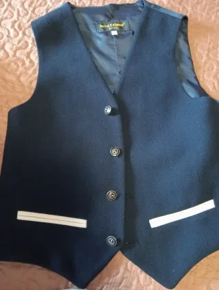 Traje Comunión Niño Azul y Blanco