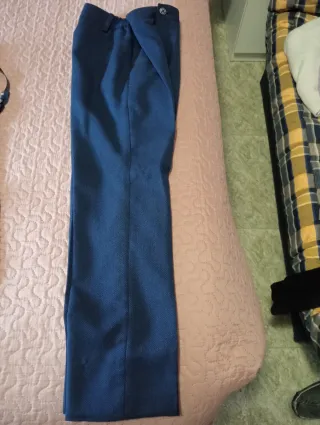 Traje Comunión Niño Azul y Blanco