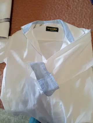 Traje Comunión Niño Azul y Blanco