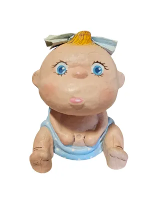 Muñeco Bebé Papel Maché