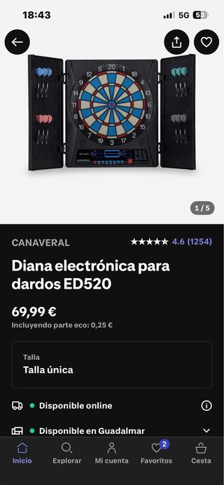 Diana Dardos Electrónica Canaveral ED520