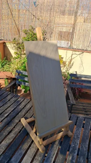 Caballete de madera para mesa de dibujo y pintura