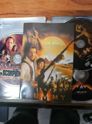 Trilogía La Momia DVD Lata 3 Discos