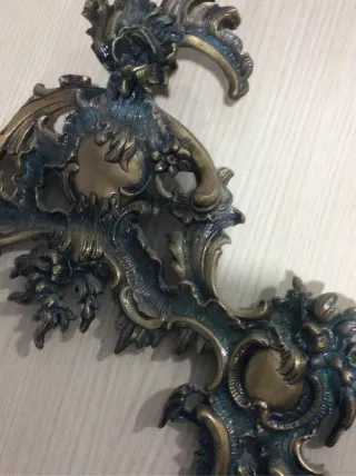 Marco Espejo Bronce Retro Barroco Gótico