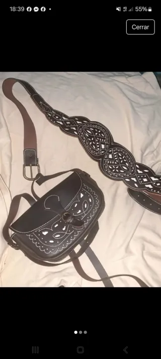 Riñonera y cinturón rociero