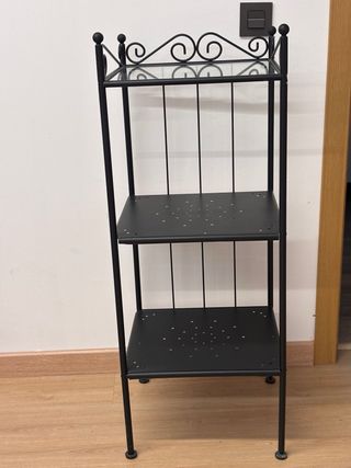 Conjunto baño espejo y estantería