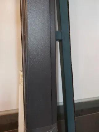 Balconera corredera con persiana