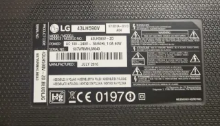 Tarjeta Main televisor LG