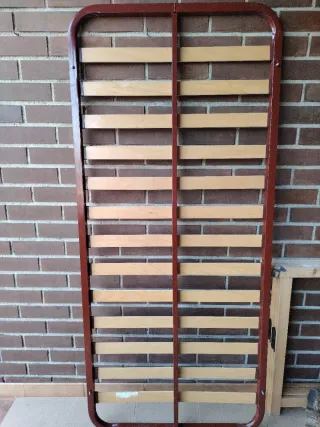 Somier metálico y de madera