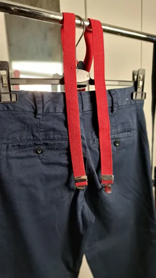 Pantaloni United Colors of Benetton con bretelle