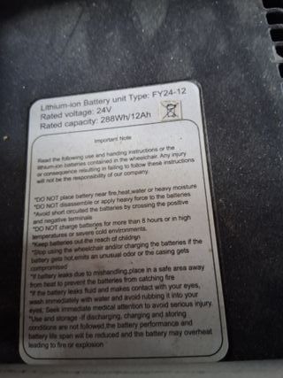 Silla Eléctrica plegable de 3 Velocidades