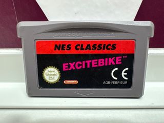 Videojuego game boy advance nes classics excitebike
