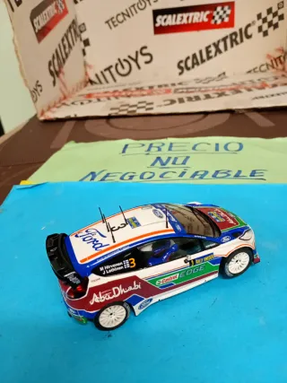 Scalextric Ford Fiesta WRC Abu Dhabi Nuevo