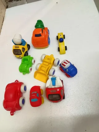 Lote 9 coches de juguete