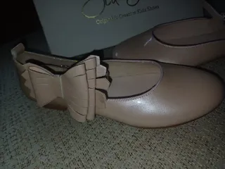 Zapatos Oca-Loca niña comunión/fiesta rosa maquill