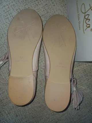 Zapatos Oca-Loca niña comunión/fiesta rosa maquill