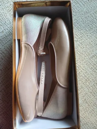 Zapatos Oca-Loca niña comunión/fiesta rosa maquill