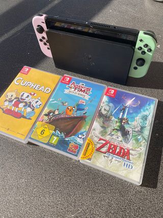 Nintendo Switch OLED Verde y Rosa