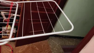 Tendedero plegable metálico