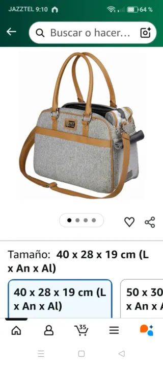 Bolso transportín MYPET para perro pequeño
