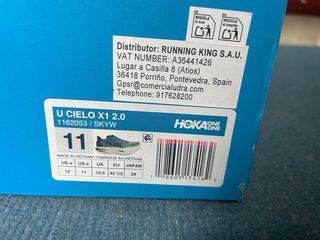 Hoka Cielo X1 2.0 Talla 45 1/3