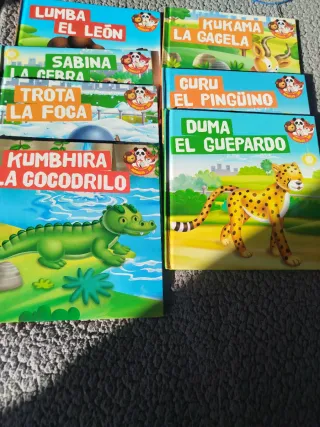 Colección libros los animales del zoo