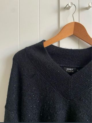 Jersey negro con brillos