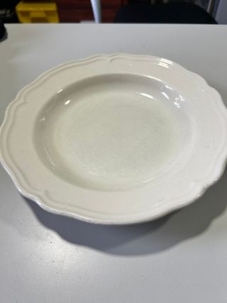 Plato hondo Ikea Upplaga porcelana