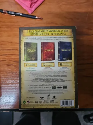 Trilogía El Señor de los Anillos DVD