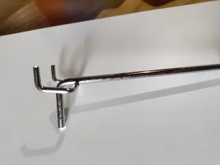 100 Ganci Metallici per Scaffale