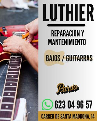 Servizio Liutaio: Riparazione Chitarre e Bassi