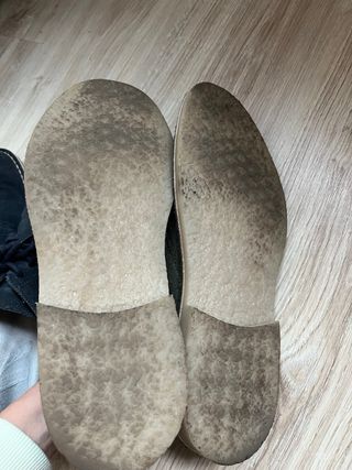 Lote 2 Pares Zapatos Piel Serraje Benetton 45