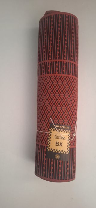 Alfombras Goma Citroen BX Rojas/Negras