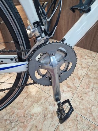 Bicicleta Carretera Giant Def 9 Blanca Carbono Talla L