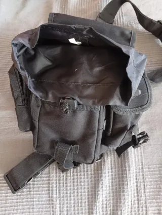 Bolsa pernera táctica negra