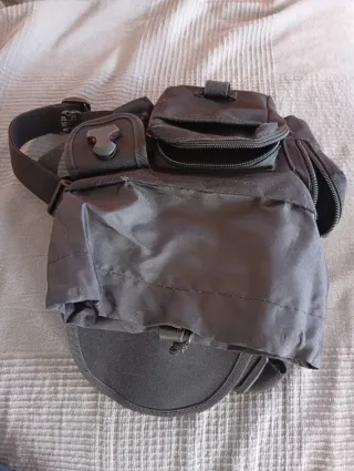 Bolsa pernera táctica negra
