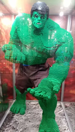 Lego Barco Titanic con Collar Corazón Azul