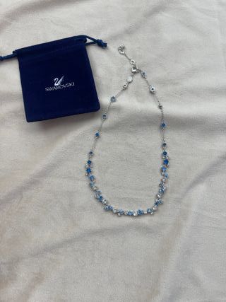 Collar Constella Swarovski Azul y Plateado