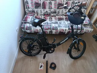 Bici Eléctrica Plegable Moma Ebike 20 + Accesorios